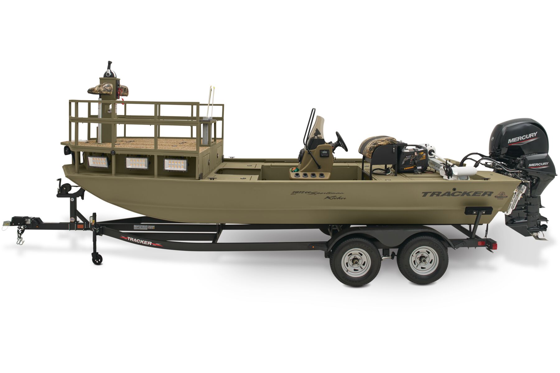 Let's see those bass tracker Bowfishing Rigs!